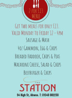 The Station menu