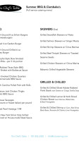 Victoria Hot Spot menu