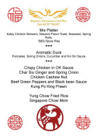Regency menu