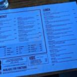 Buvette De La Plage menu