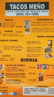 Gino's menu
