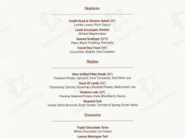 Macleod's menu