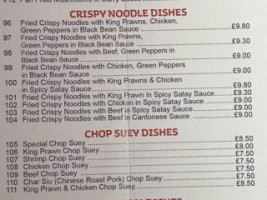 Treasure Express (flint Hill) menu