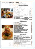 Turtle Bay Bristol Cheltenham Road menu