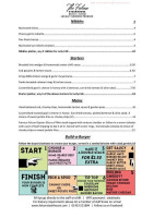 Moti Mahal menu