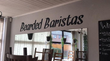 Bearded Baristas outside