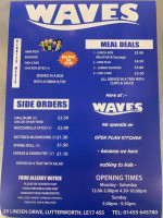 Waves Lutterworth menu