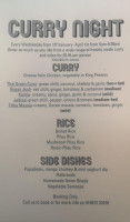 The Leitch Lounge menu