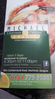 Michael Chaus menu