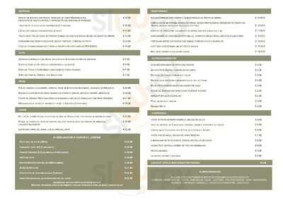 Cucina menu