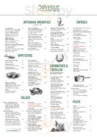 The Bayview menu