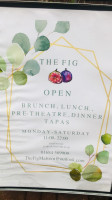 The Fig Kitchen And Deli menu