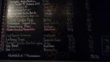 Henrik Øl Og Vinstove menu