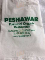 Peshawar menu