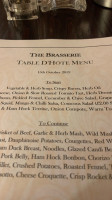 The Pudding Palace menu