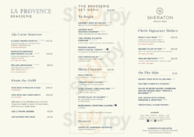 Bushe's menu