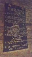 The Connaught Inn menu