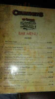 Courtney's menu