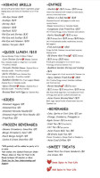 Tribe Duleek menu