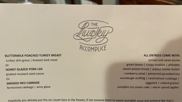 The Church menu
