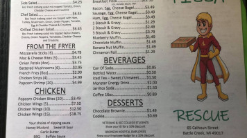 Mcgrory's Culdaff menu