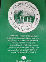 Woodcote Green menu