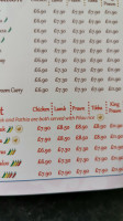The Regency Tandoori Westgate menu