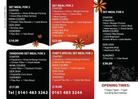 Cinnamon Spice menu