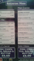 Mister C's menu
