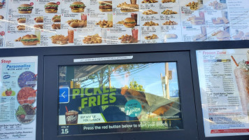 Booths menu