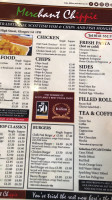 Merchant Chippie menu
