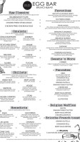 Simpson's Bar Restaurant menu