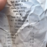 Mcdonald's Restaurants menu
