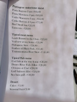 Supermac's menu