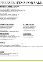 Chelsea Bun Diner menu