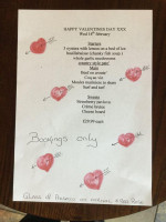 Salmon Inn menu