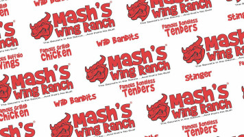 Mash’s Wing Ranch menu
