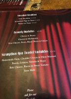 The Stage Door Cafe menu