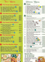 Maxim's Chinese/thai Takeaway menu