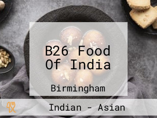 B26 Food Of India