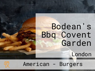 Bodean's Bbq Covent Garden